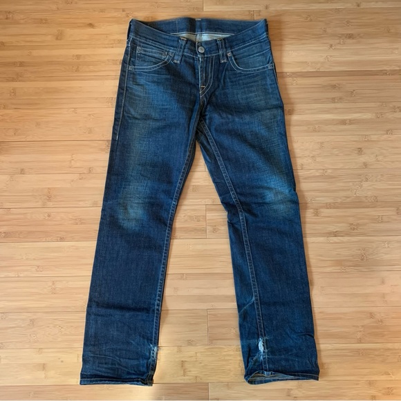 Vintage Rare Levi's 502 JAPAN Mens Size 30 x 32 Straight Denim Jeans Low Rise - Picture 9 of 16